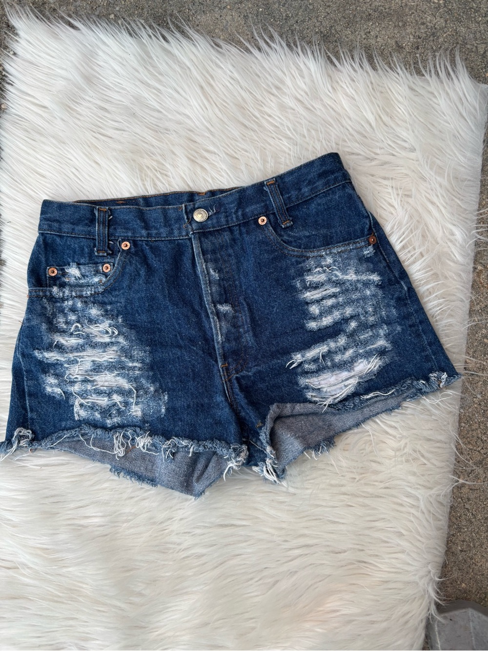 Vintage 701 Levi's shorts